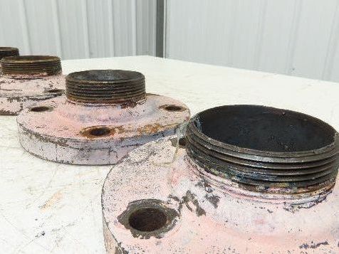 Weldbend 3" Butt Weld Flange x 3" NPT Pipe Nipple #150 Lot of 4