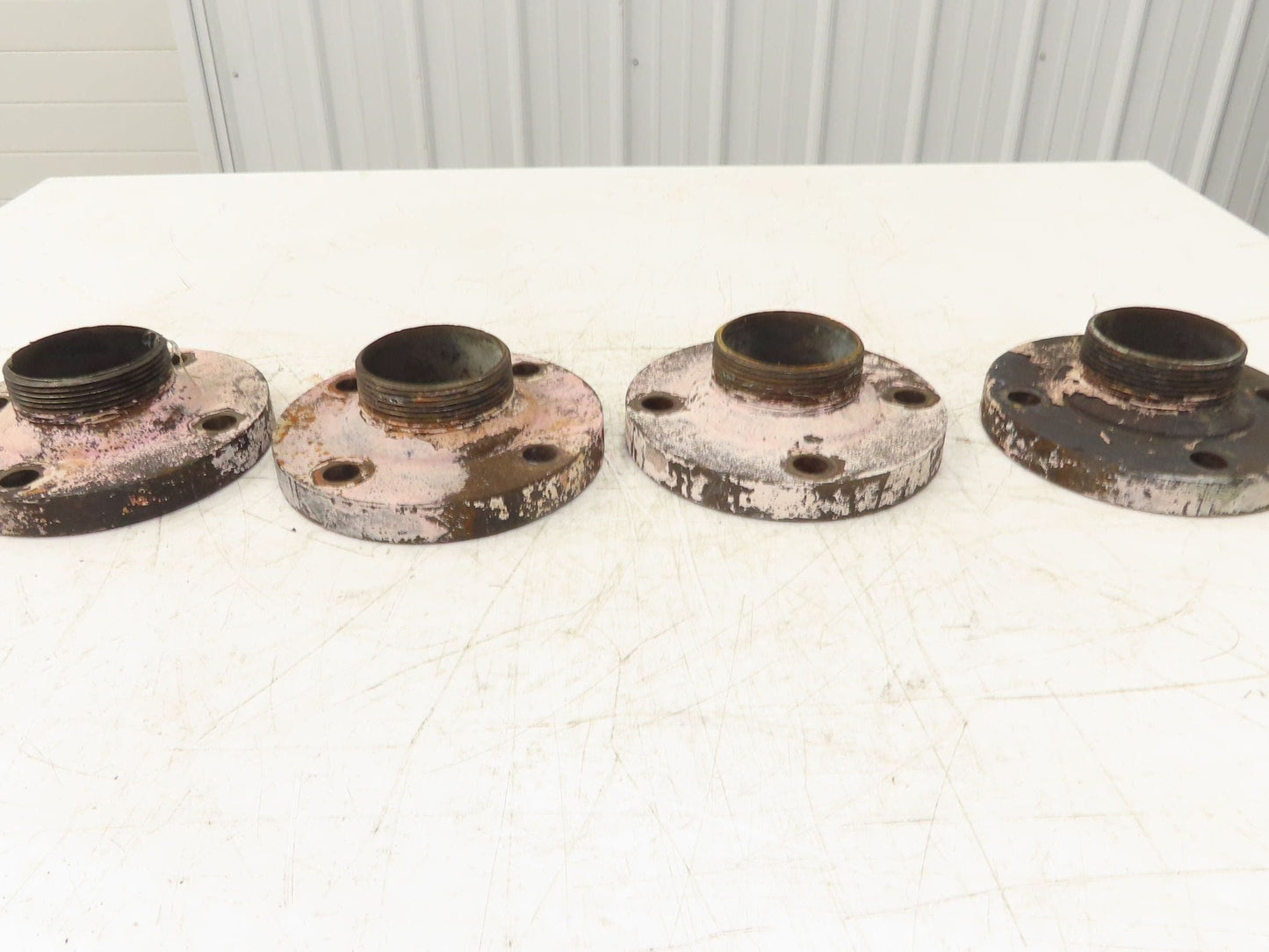 Weldbend 3" Butt Weld Flange x 3" NPT Pipe Nipple #150 Lot of 4