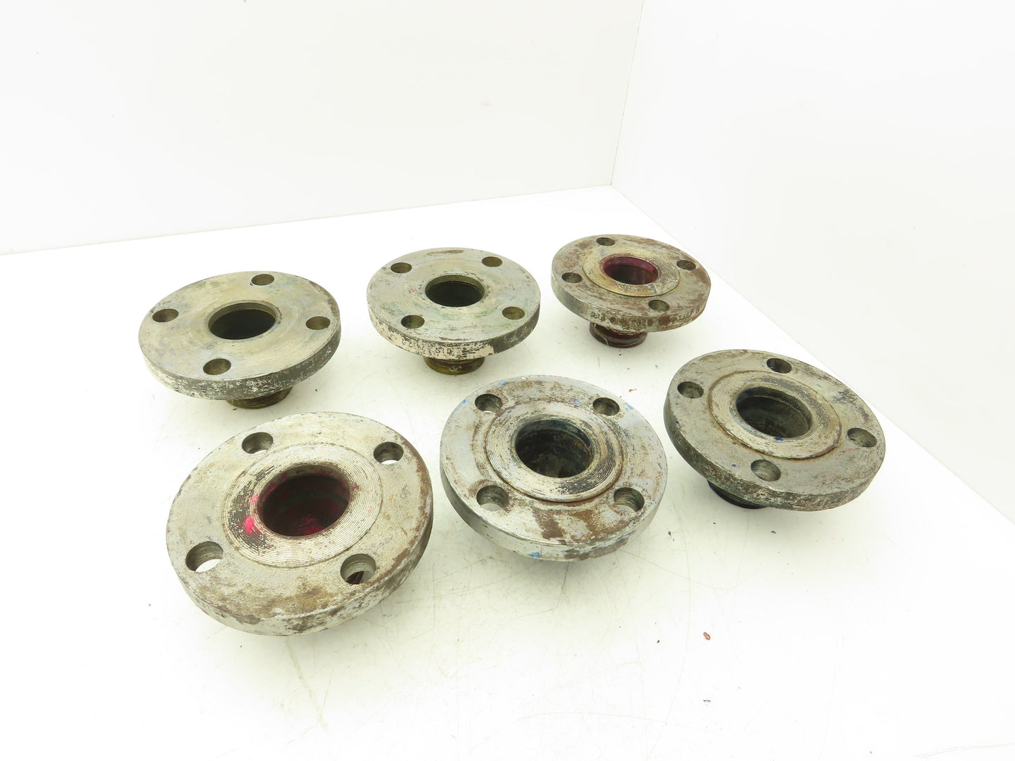 Tube-Line 2" Butt Weld Flange x 2" NPT Pipe Nipple 3"Height #150 Lot of 6