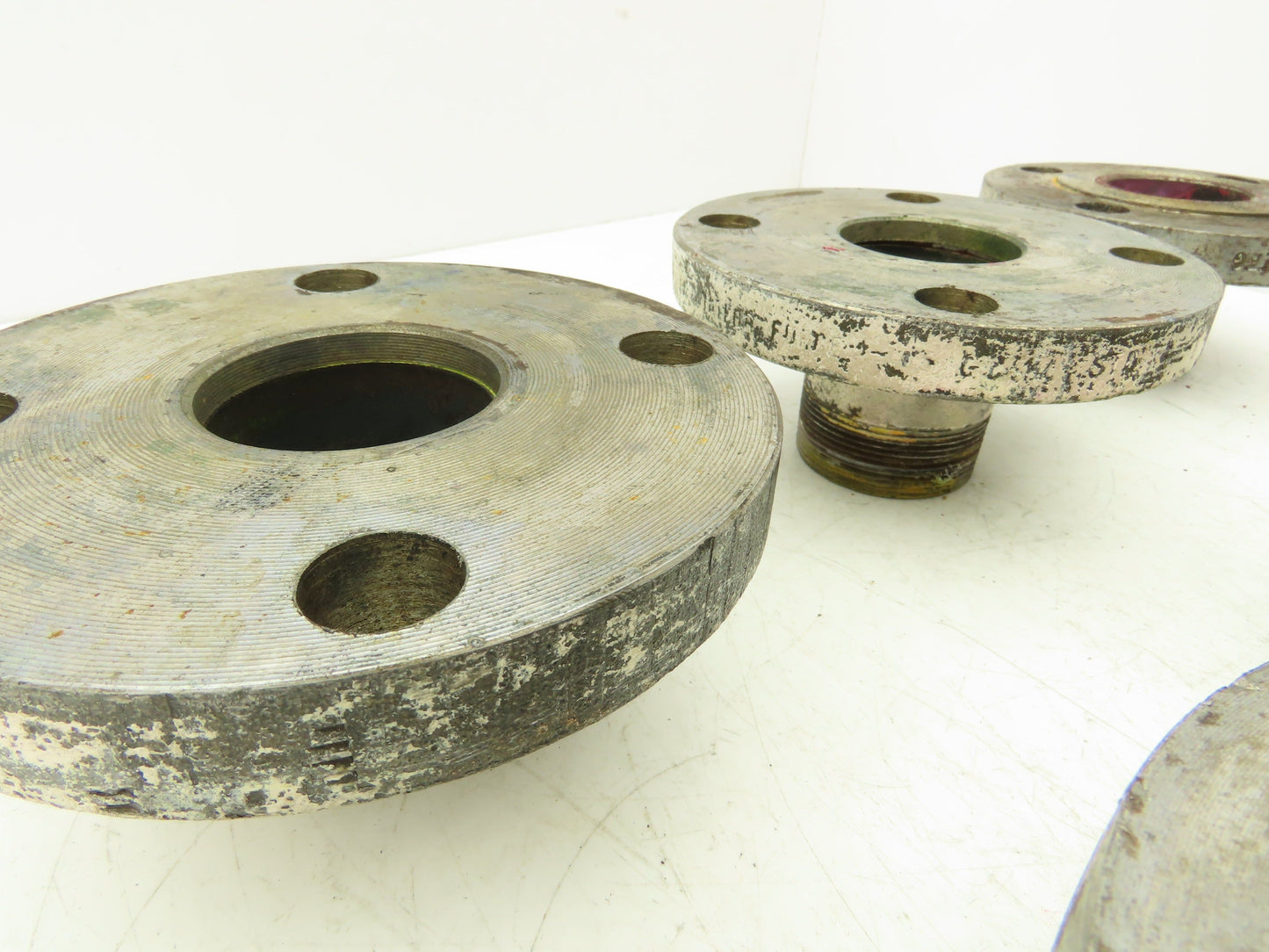 Tube-Line 2" Butt Weld Flange x 2" NPT Pipe Nipple 3"Height #150 Lot of 6