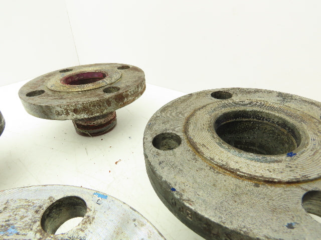 Tube-Line 2" Butt Weld Flange x 2" NPT Pipe Nipple 3"Height #150 Lot of 6