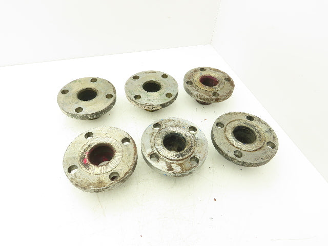 Tube-Line 2" Butt Weld Flange x 2" NPT Pipe Nipple 3"Height #150 Lot of 6