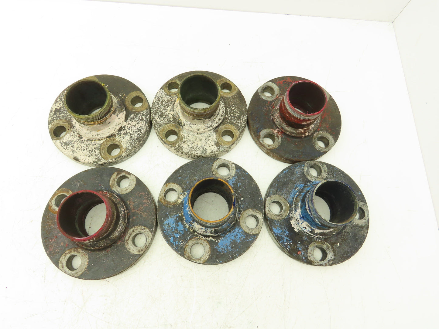 Tube-Line 2" Butt Weld Flange x 2" NPT Pipe Nipple 3"Height #150 Lot of 6