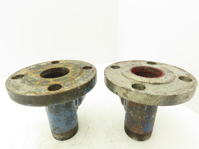 Tube-Line 2" Butt Weld Flange x 2" NPT Pipe Nipple #150 Lot of 4