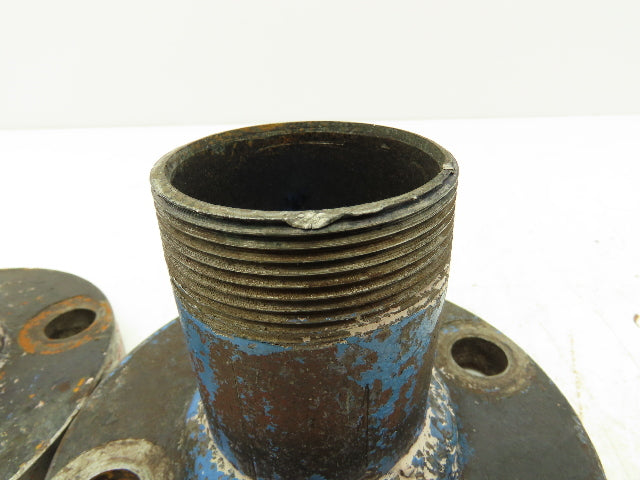 Tube-Line 2" Butt Weld Flange x 2" NPT Pipe Nipple #150 Lot of 4