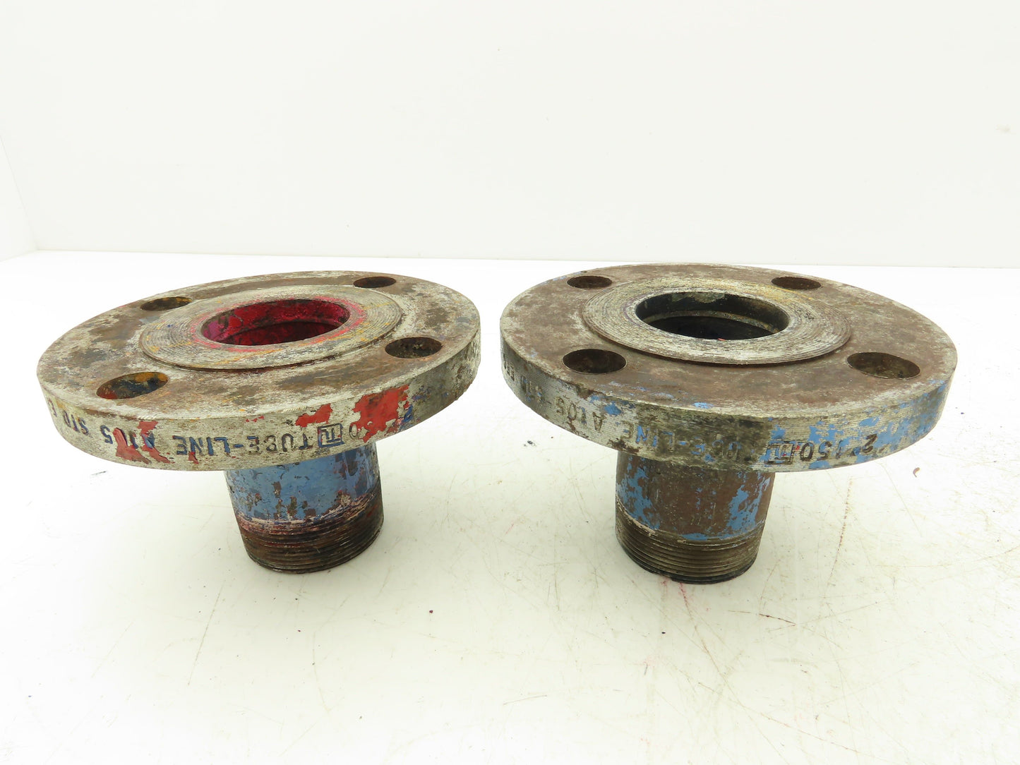 Tube-Line 2" Butt Weld Flange x 2" NPT Pipe Nipple #150 Lot of 4