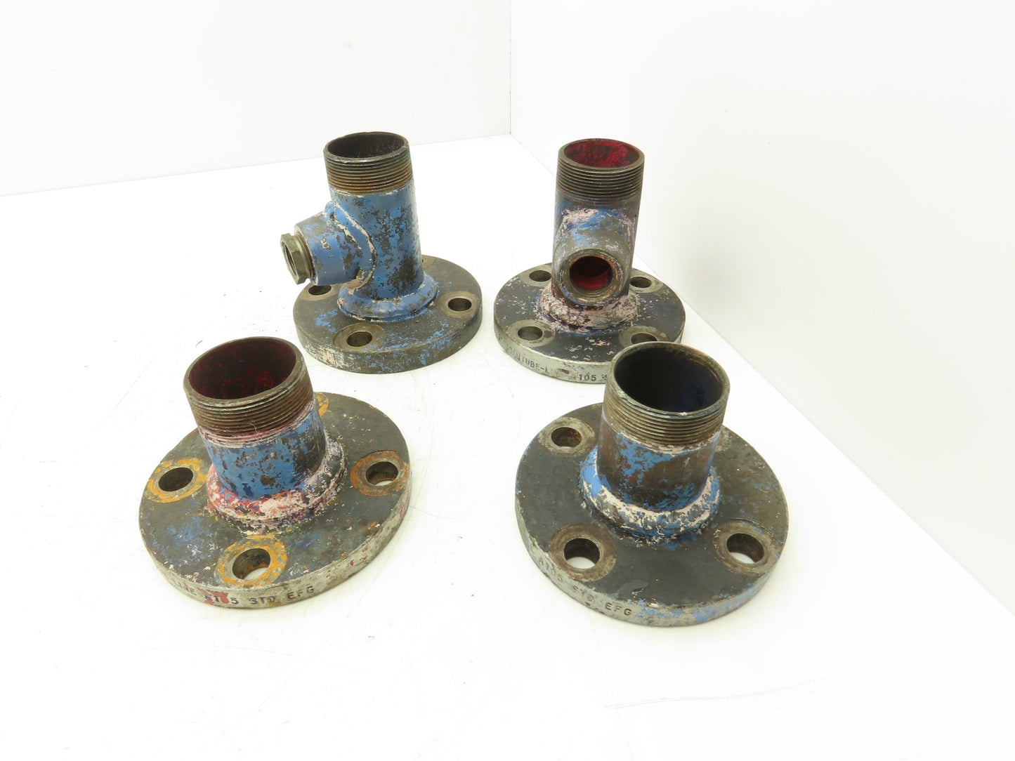 Tube-Line 2" Butt Weld Flange x 2" NPT Pipe Nipple #150 Lot of 4