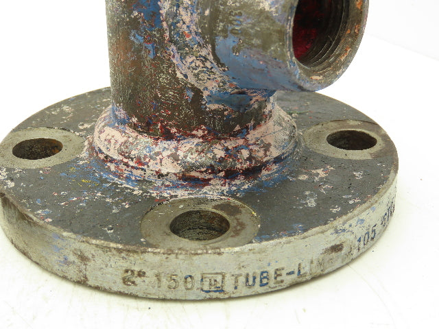 Tube-Line 2" Butt Weld Flange x 2" NPT Pipe Nipple #150 Lot of 4