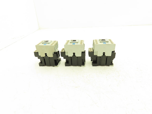 Mitsubishi Electric S-N11 Contactor 7.5Hp 20A 600VAC Lot of 3