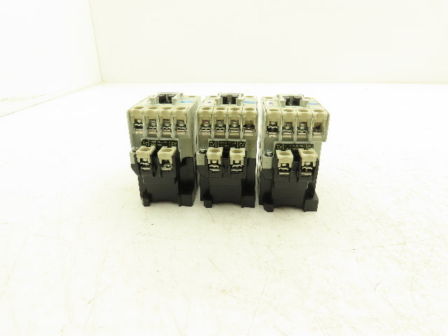 Mitsubishi Electric S-N11 Contactor 7.5Hp 20A 600VAC Lot of 3
