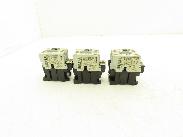 Mitsubishi Electric S-N11 Contactor 7.5Hp 20A 600VAC Lot of 3