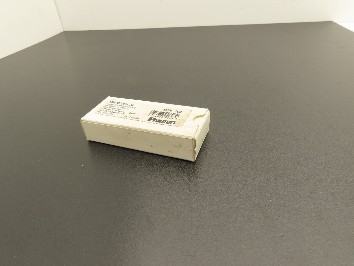 Panduit MMP350H-CAL Aluminum Marker Plate Box of 100 Pcs
