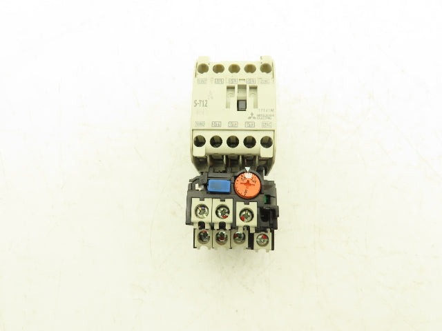 Mitsubishi Electric S-T12 Contactor 7.5Hp 20A 600vAC TH-N12KP Overload Relay