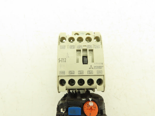 Mitsubishi Electric S-T12 Contactor 7.5Hp 20A 600vAC TH-N12KP Overload Relay