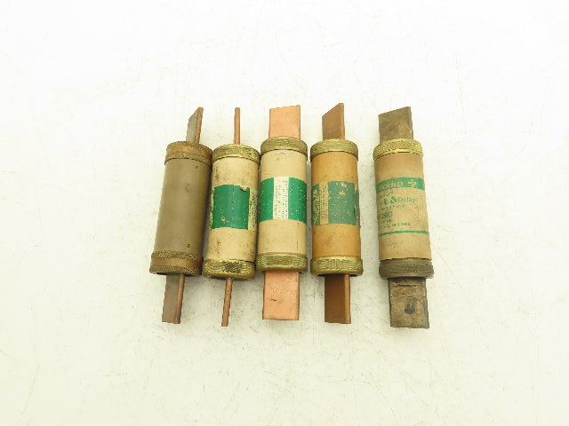 Rebuildable Renewable Delay Fuse 150Amp 200Amp 250VAC Mixed Brand Lot of 5