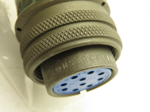 Amphenol Industrial MS3108B18-1S Receptacle Male Socket 10 Pin Threaded Lot of 7