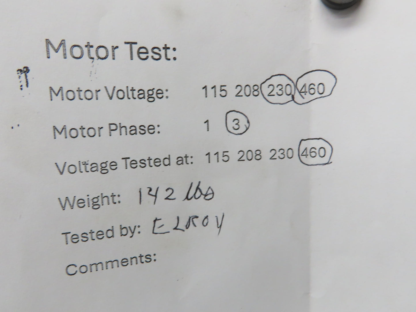 Baldor VM3611T Gearmotor 3Hp 230/460V 3PH 15:1 Reducer 115rpm LH Output 182TC