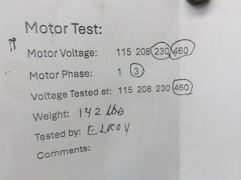 Baldor VM3611T Gearmotor 3Hp 230/460V 3PH 15:1 Reducer 115rpm LH Output 182TC