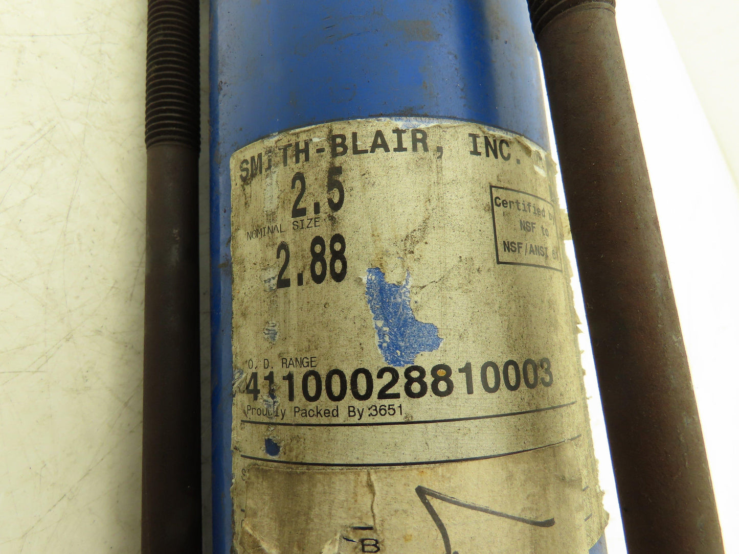 Smith-Blair 411 Pipe repair coupling 2-1/2 x 12" Length