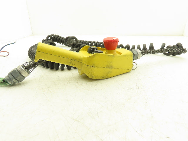 Allen Bradley 800FC-3Z Pendant Station 2 pushbutton Forward Reverse with E-Stop