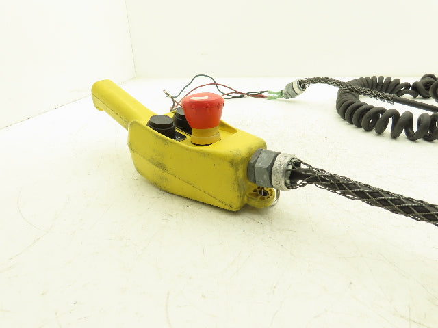 Allen Bradley 800FC-3Z Pendant Station 2 pushbutton Forward Reverse with E-Stop
