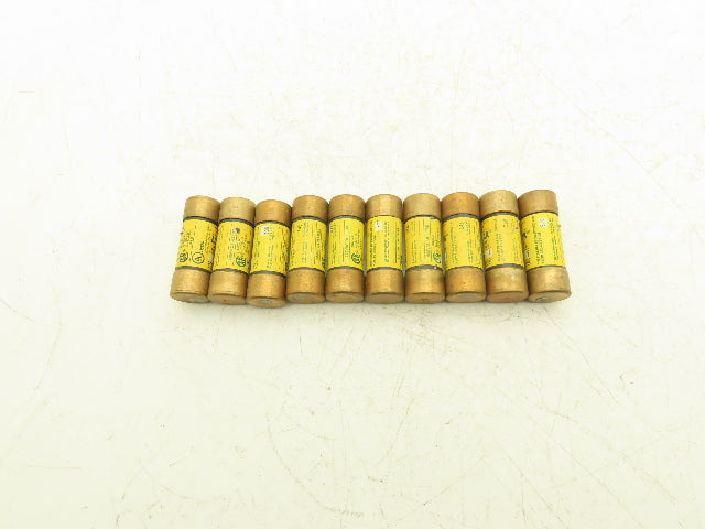 Bussman LPJ-1SP Low-Peak Dual Element Time Delay Fuse 1A 600Vac Lot of 10