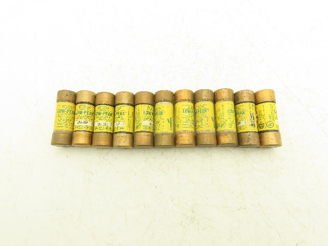 Bussman LPJ-3SP Low-Peak Dual Element Time Delay Fuse 3A 600Vac Lot of 11
