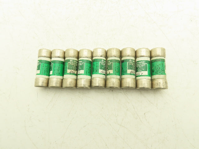 Littelfuse JTD 2 Powr-Pro Time Delay Fuse 2A 600Vac Lot of 9