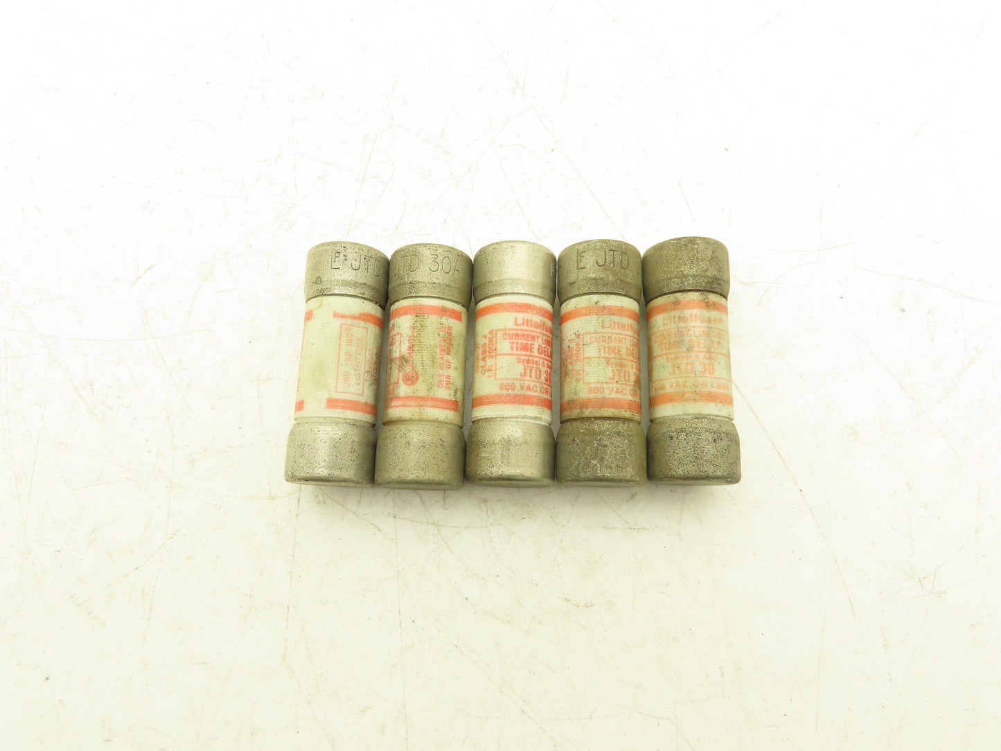 Littelfuse JTD 30 Powr-Pro Time Delay Fuse 30A 600Vac Class J Lot of 5