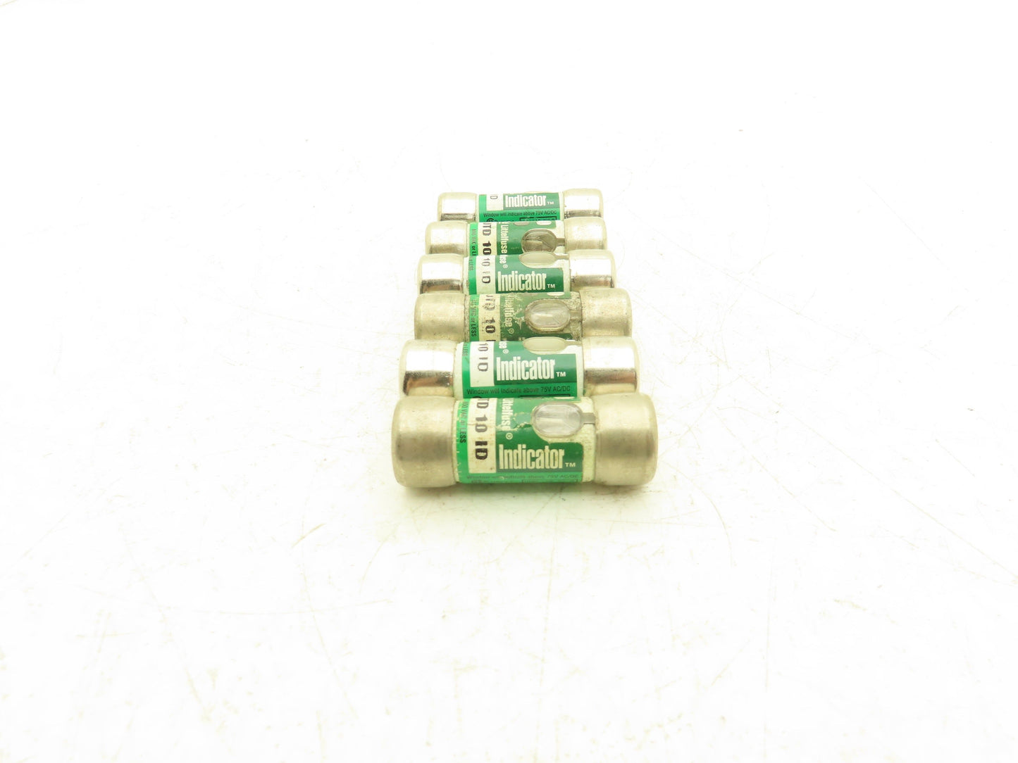 Littelfuse JTD 10 ID Indicator Fuse 10A 600Vac Class J Lot of 6
