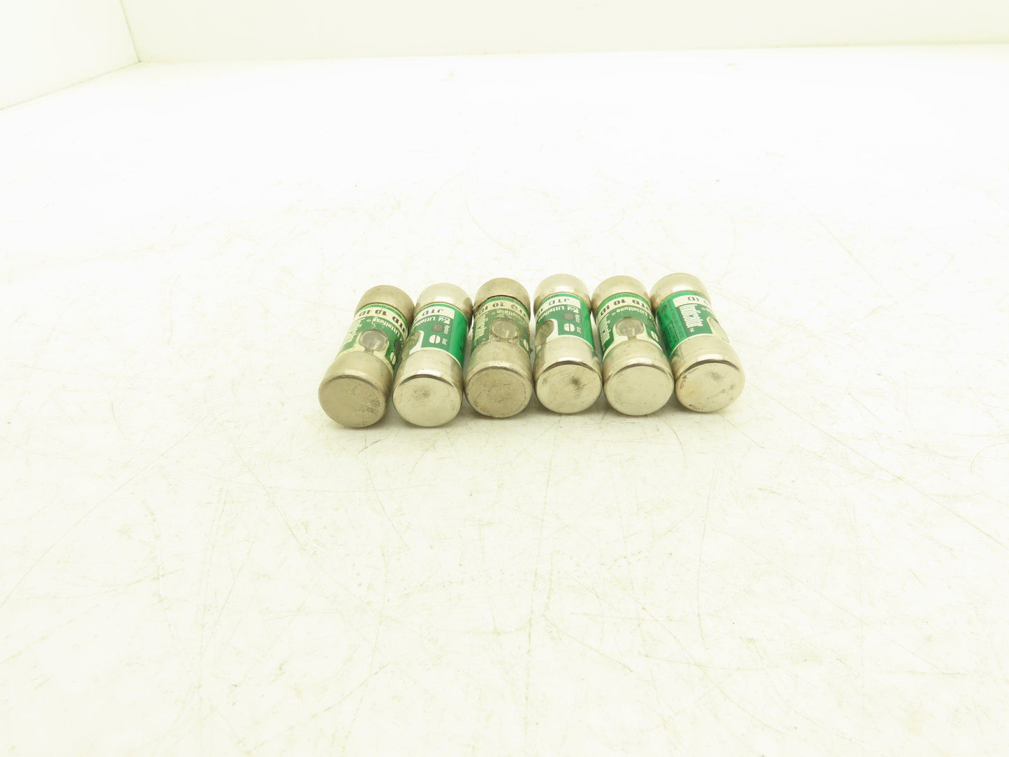 Littelfuse JTD 10 ID Indicator Fuse 10A 600Vac Class J Lot of 6