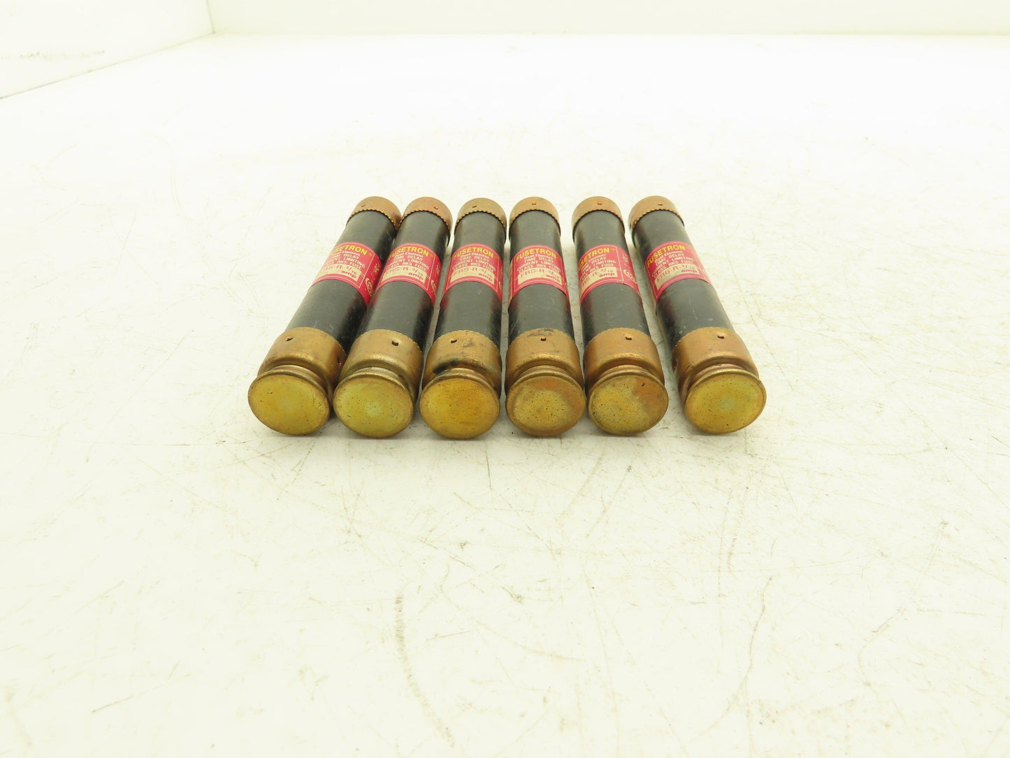 Fusetron FRS-R-3/10 Dual Element Time Delay Fuse 0.3A 600VAC Class RK5 Lot of 6