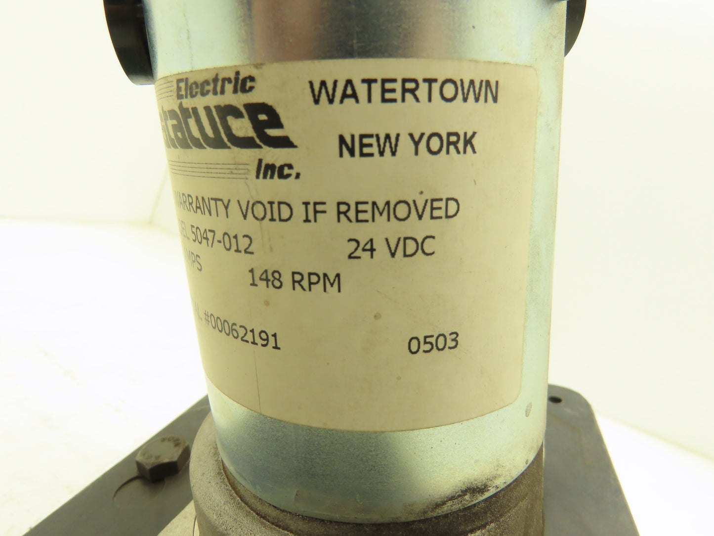 Allied Motion 5047-012 Stepper Motor Wire Feeder 24VDC 4.7A Fits Miller 22A