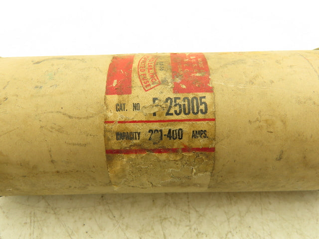 Economy Fuse & Mfg Co F-25025 Rebuildable Renewable Delay Fuse 250Amp 600VAC