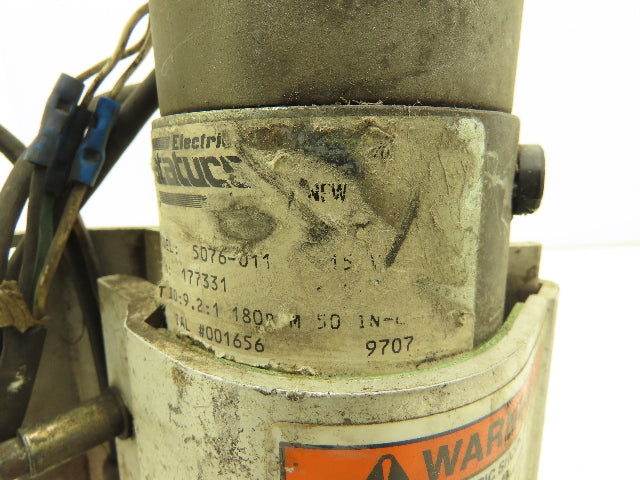 Miller/Stature 5076-011 Welder Wire Motor Feeder Only 115V Rough sounding Motor