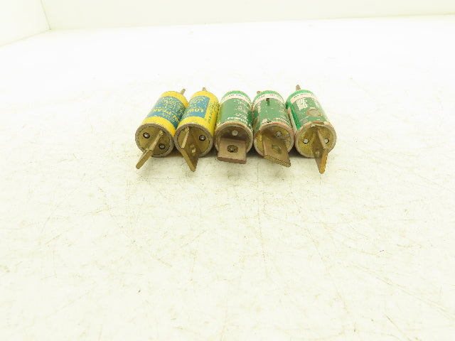 Time Delay Fuse 100A 600VAC Class J Mixed Brand Lot of 5