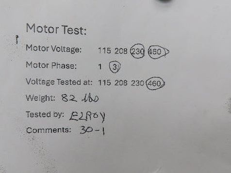Hytrol 4AC-30-1-LH Conveyor Drive Brake Gearmotor 30:1 Reducer 1Hp 230/460V 56C