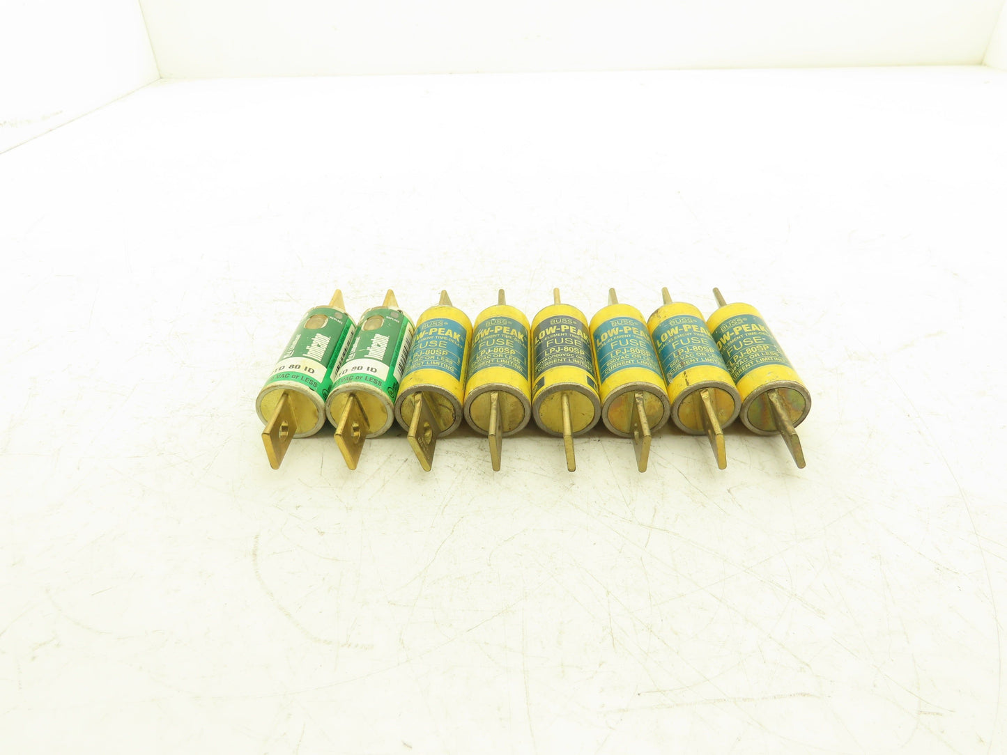Time Delay Fuse 80A 600VAC Class J Mixed Brand Lot of 8