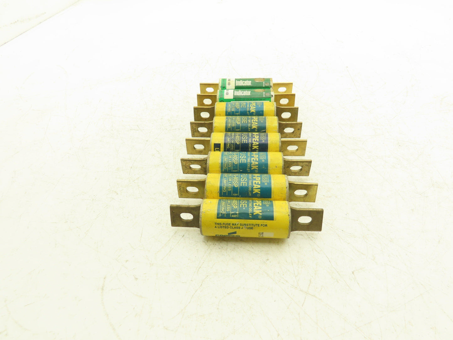 Time Delay Fuse 80A 600VAC Class J Mixed Brand Lot of 8