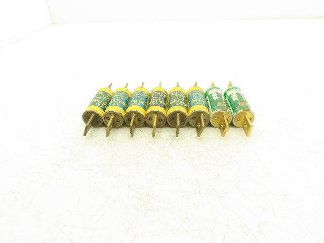 Time Delay Fuse 80A 600VAC Class J Mixed Brand Lot of 8