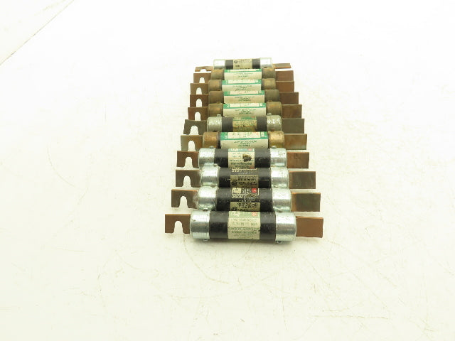 Time Delay Dual Element Fuse 80A 250VAC Class RK5 Mixed Brand Lot of 11