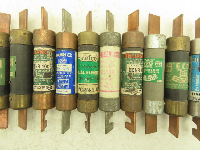 Various Mfr Fuse 100A 250VAC Class H/K5/RK5 Lot of 22