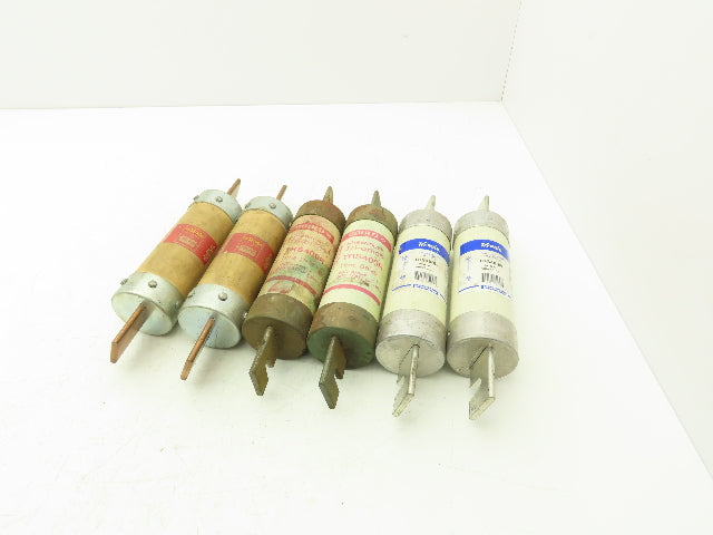Dual Element Time Delay Fuse 400A 600VAC Class RK5 Various Mfr Lot of 6