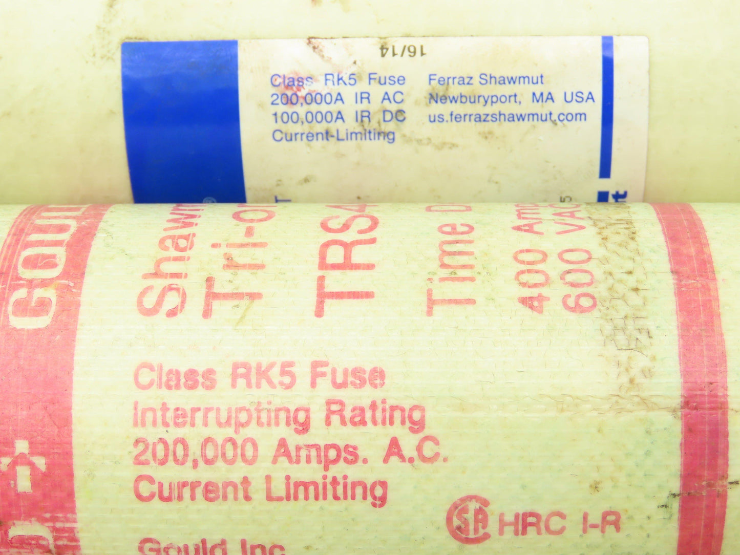 Dual Element Time Delay Fuse 400A 600VAC Class RK5 Various Mfr Lot of 6