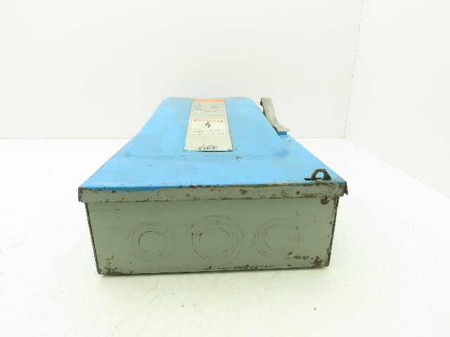 Siemens F-353 I-T-E Enclosed Switch Fusible 100A 600VAC 3-Pole Type 1