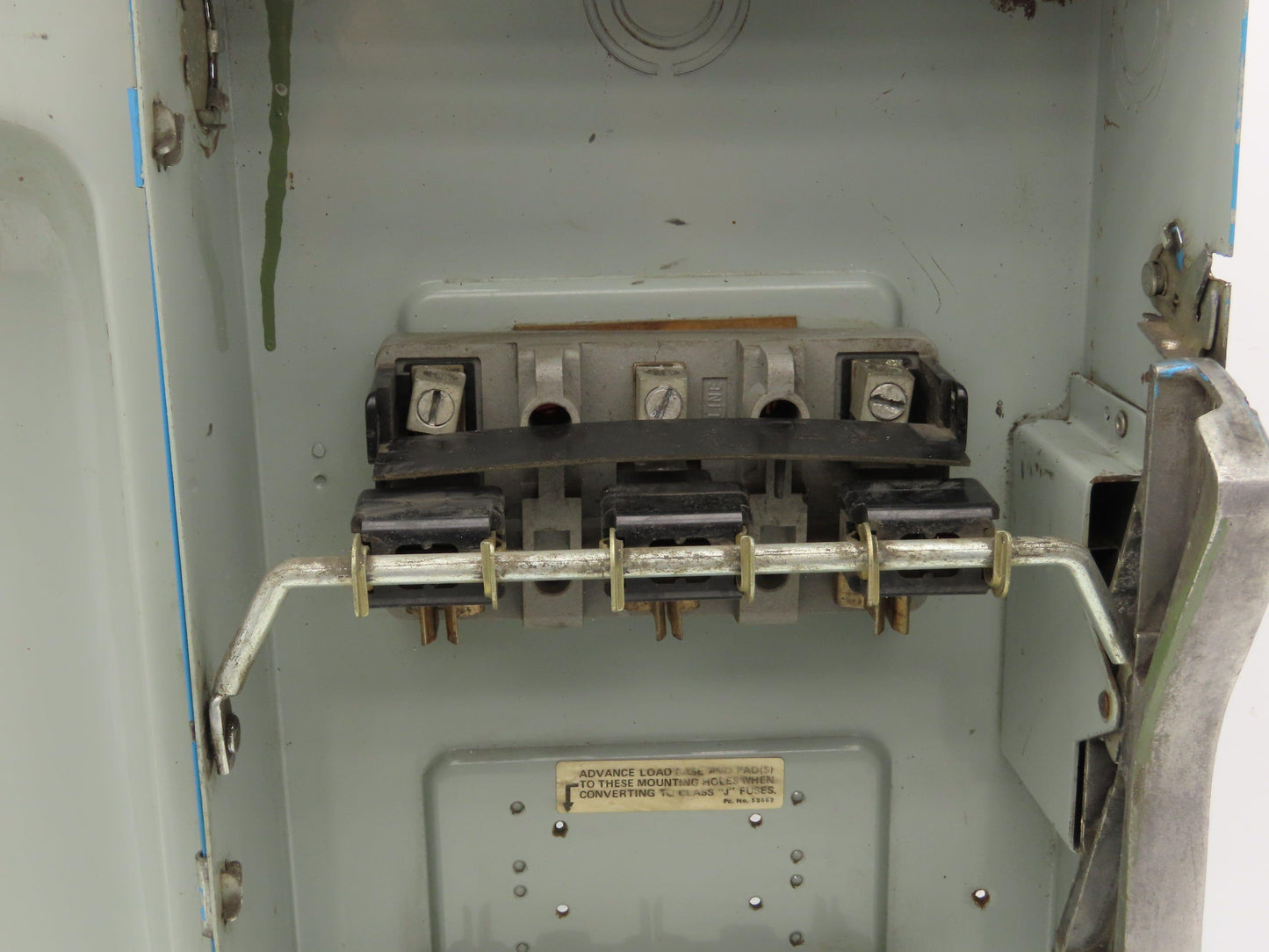 Siemens F-353 I-T-E Enclosed Switch Fusible 100A 600VAC 3-Pole Type 1