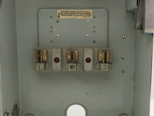 Siemens F-353 I-T-E Enclosed Switch Fusible 100A 600VAC 3-Pole Type 1
