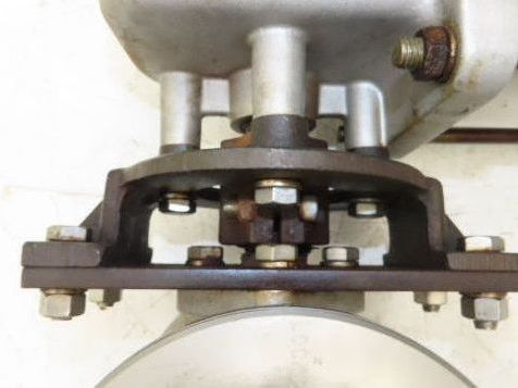 Jamesbury ST-200 3" Stainless Flanged Ball Valve + Air Actuator & Positioner