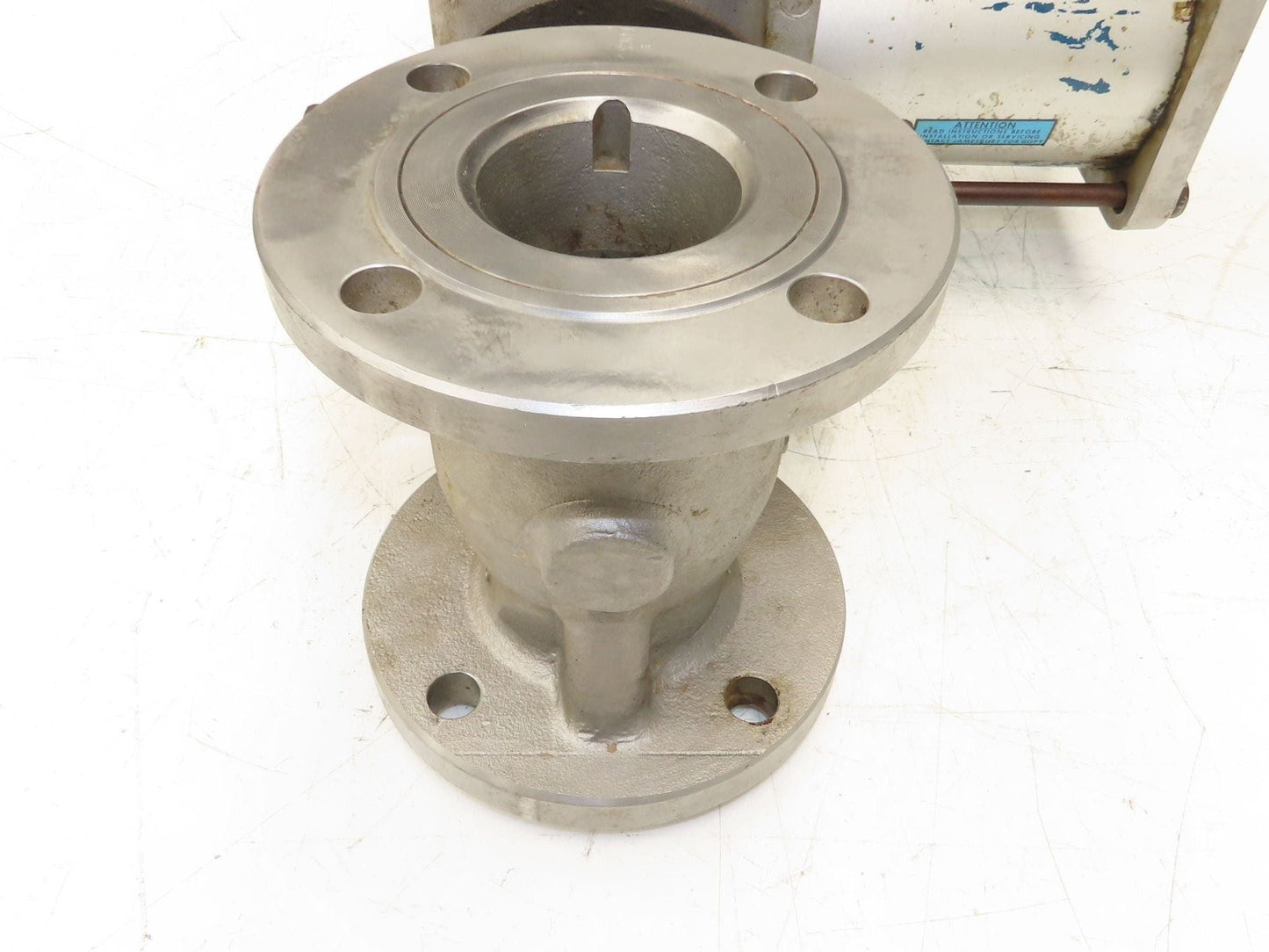 Jamesbury ST-200 3" Stainless Flanged Ball Valve + Air Actuator & Positioner