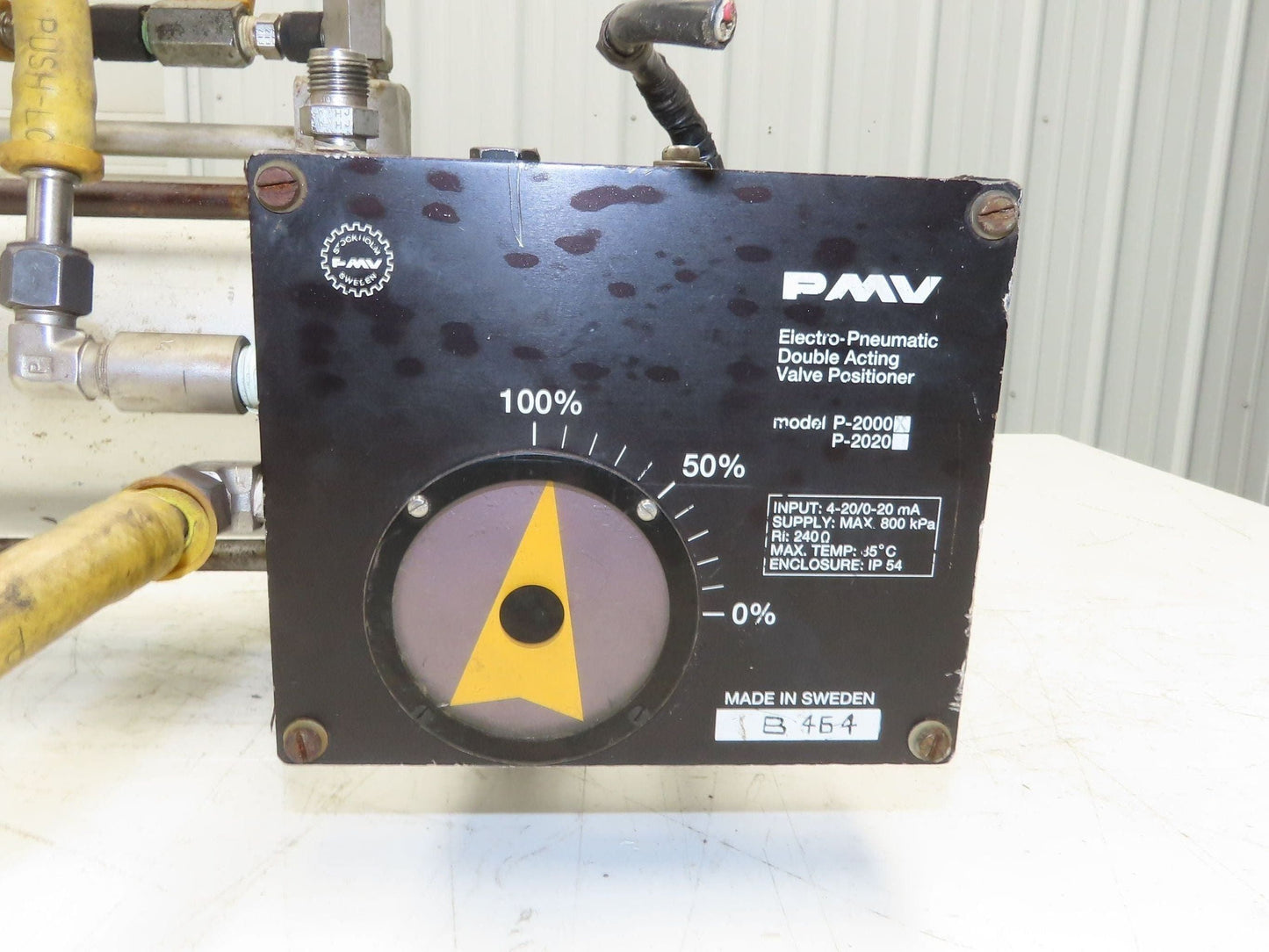 Jamesbury ST-200 3" Stainless Flanged Ball Valve + Air Actuator & Positioner